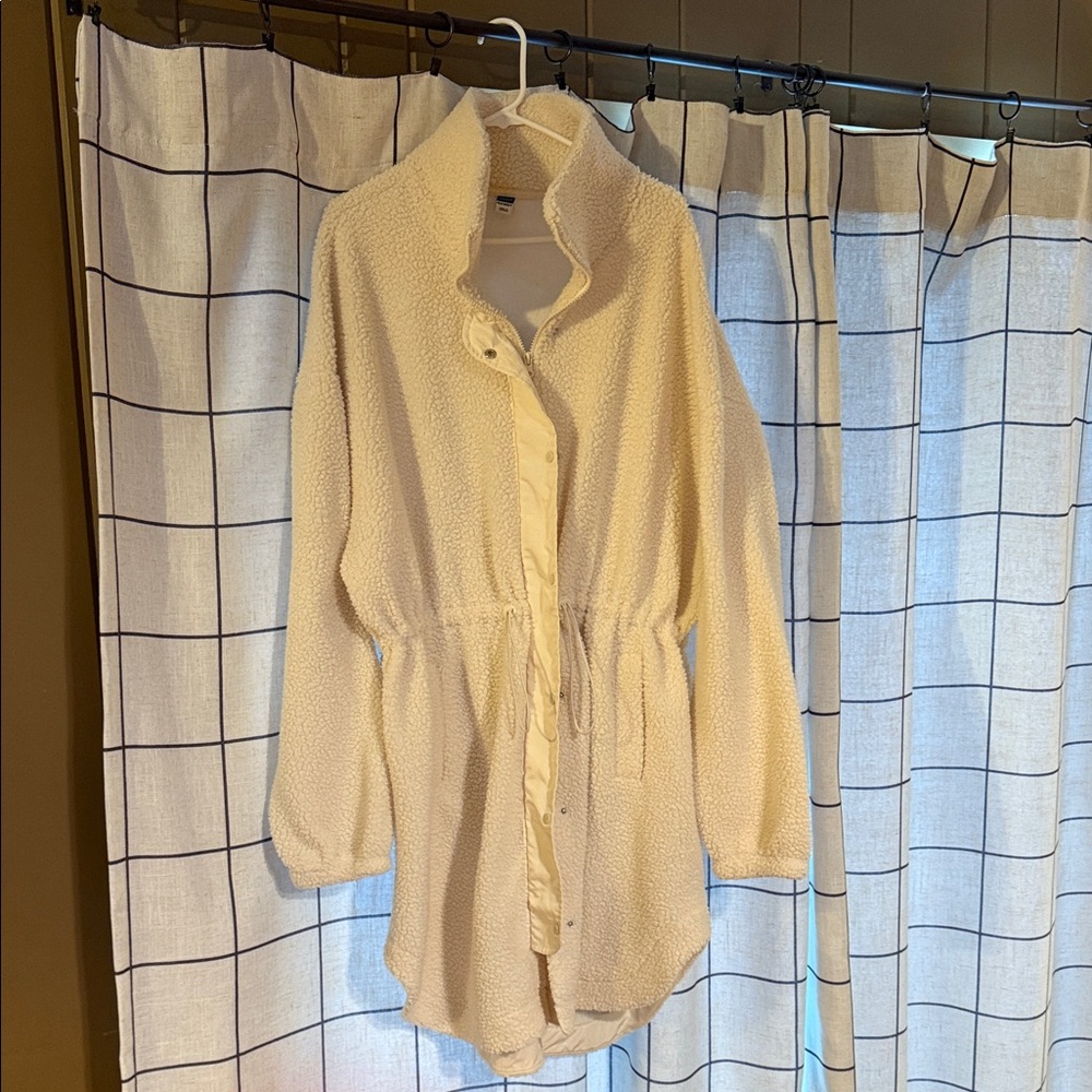 Worn Once! Tall XXL Sherpa Fleece Jacket